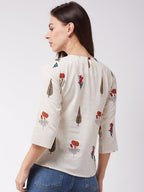 InWeave Women's Muria Groovy Top | Grocsy