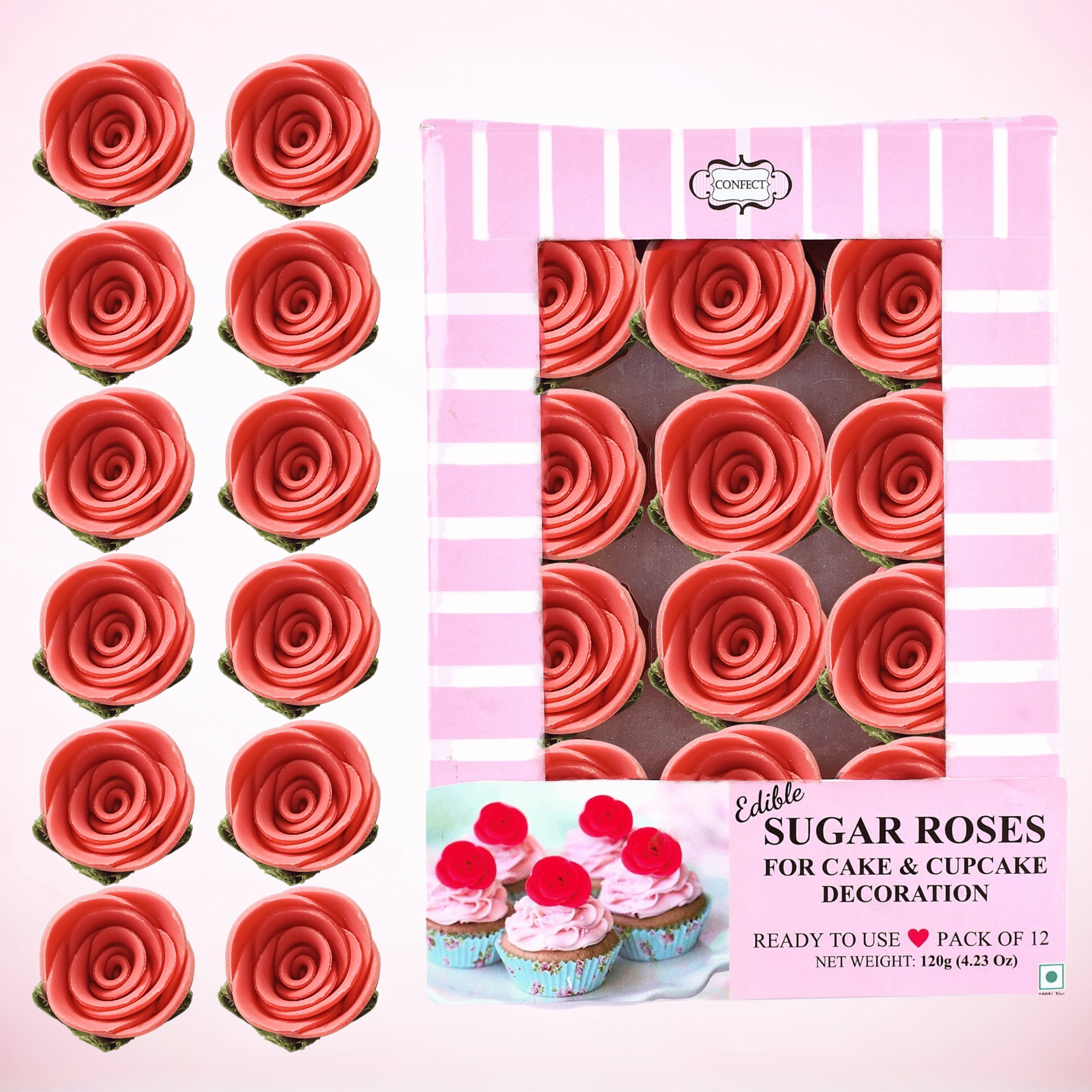 Confect Coral | Edible Sugar Flowers | Grocsy