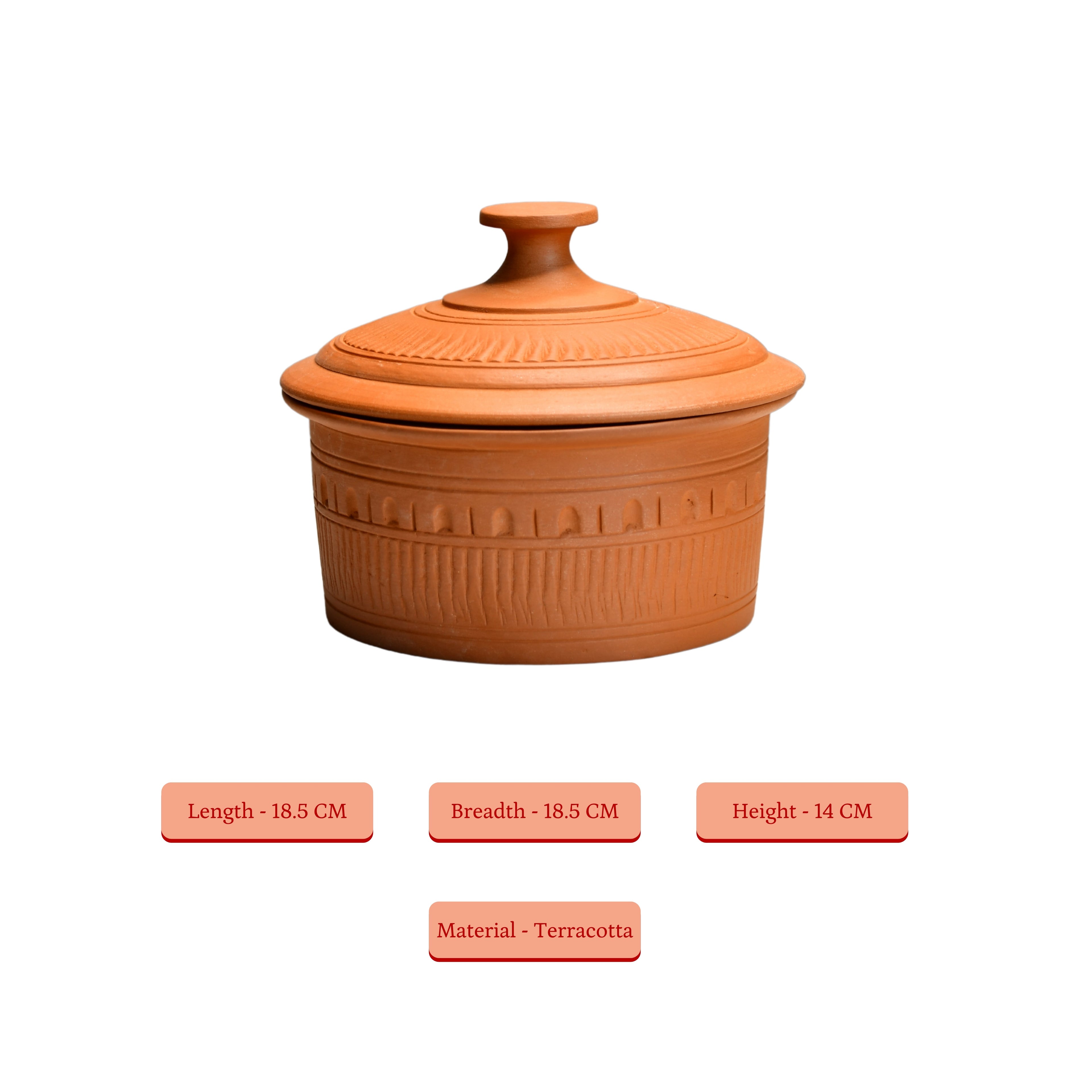 Sowpeace Premium Large Terracotta Food Serveware | Grocsy