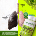 Health Veda Organics Lung Detox Veg Capsules