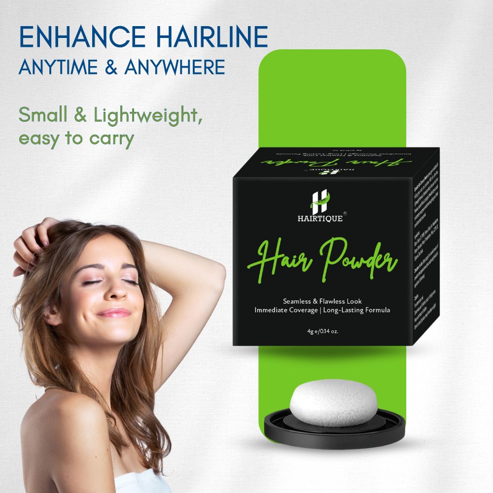 Samisha Cover Up Hair Powder - Black | Grocsy