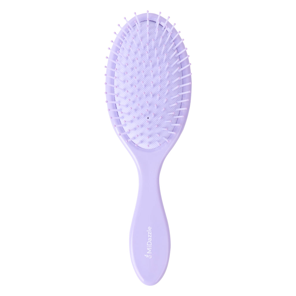 MiDazzle Oval Hair Brush (Lavender) MIHB0024 | Grocsy