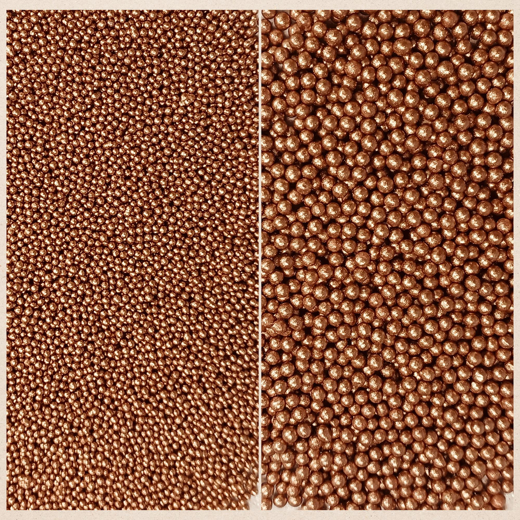 Confect Sprinkles for Cakes & Cupcakes Decoration | USP-21(Bronze) | Grocsy