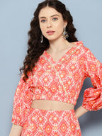 Ahalyaa Printed Ethnic Co-Ords | Grocsy