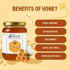Aayug Organics Organic and Raw Honey, 100% Natural and Ayurvedic, Rich in Vitamins and Minerals