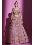 Myra Mauve Georgette Embroidered Designer Lehenga Choli | Grocsy