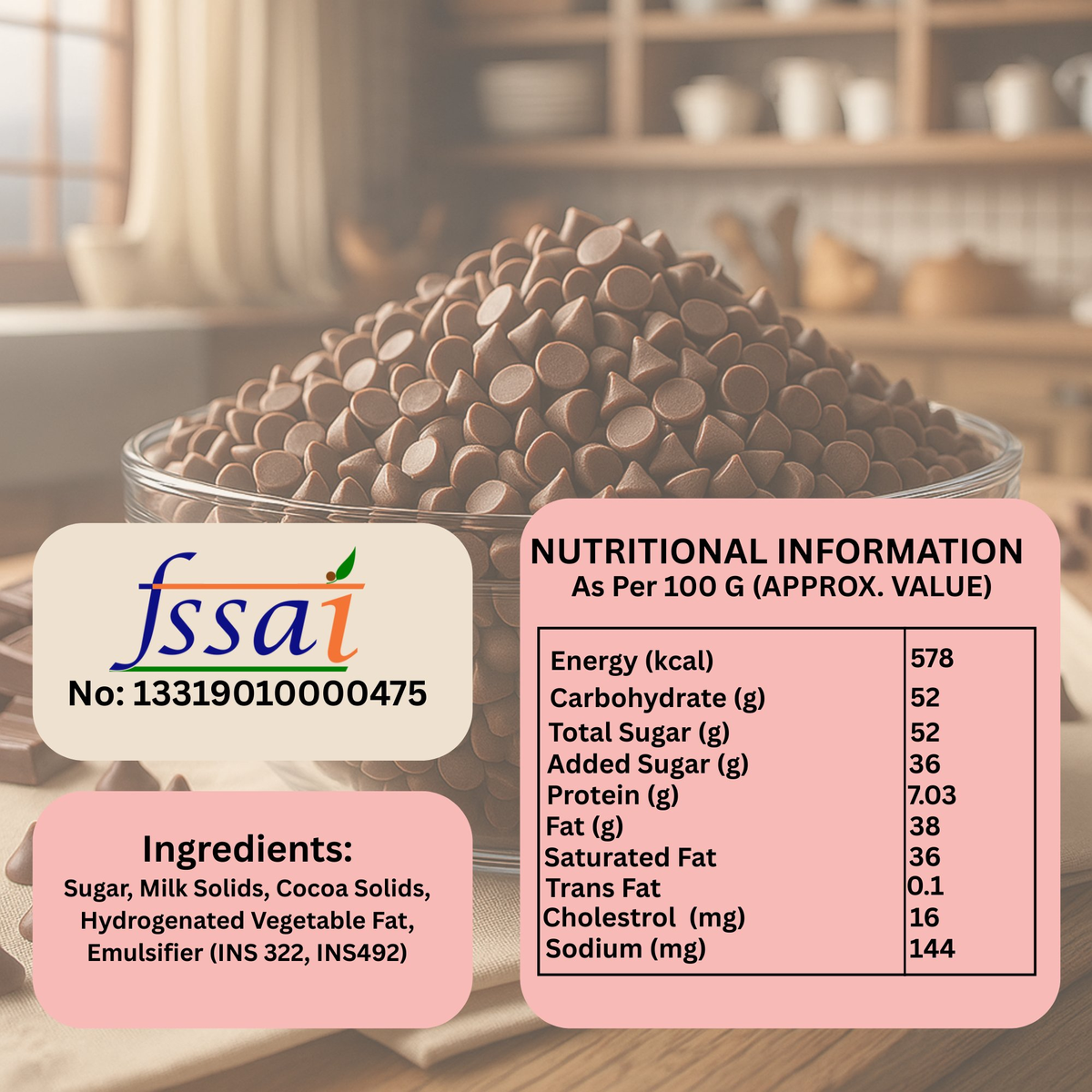 Confect Milk Chocolate Chips | Grocsy