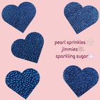 Confect Sprinkles for Cakes & Cupcakes Decoration | USP-10(Navy Blue) | Grocsy