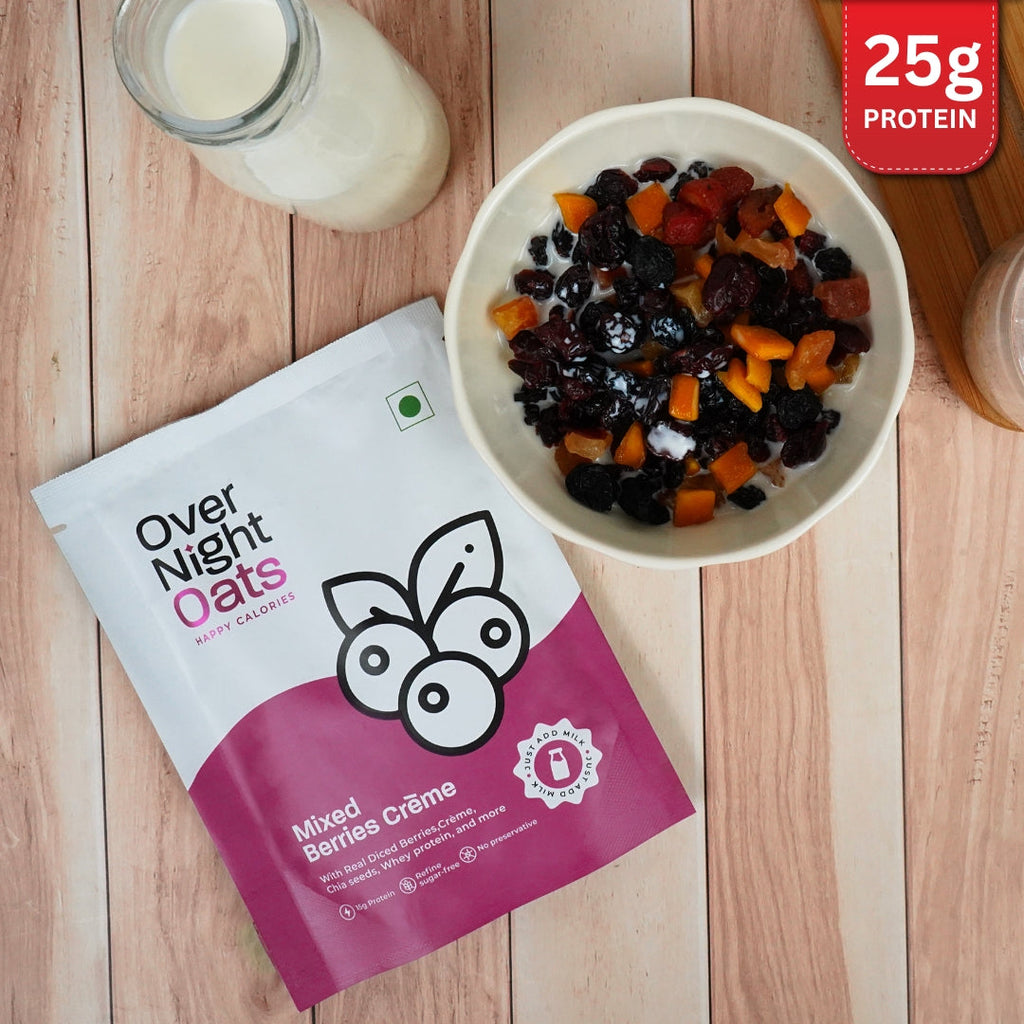 OverNightOats Mixed Berries Creme | Grocsy