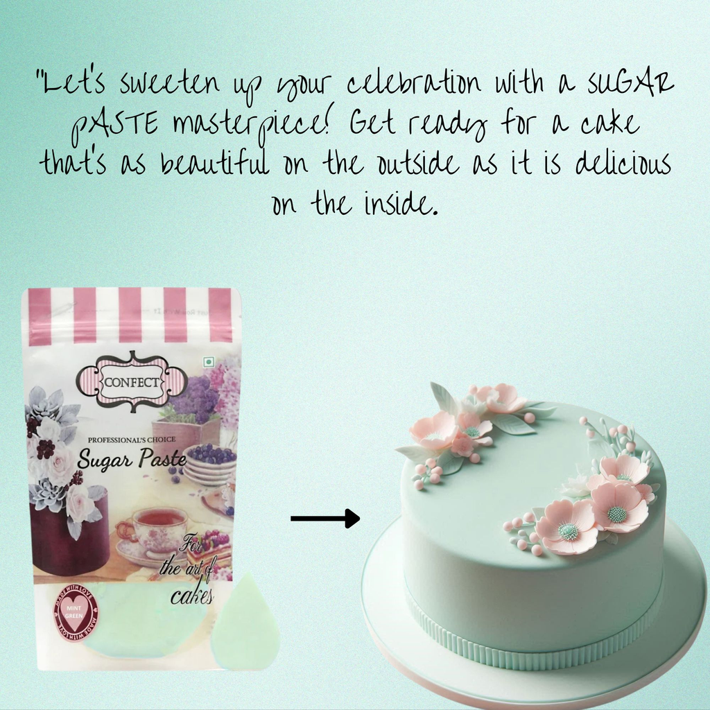 Confect Mint Green Fondant | Edible Sugarpaste | Grocsy