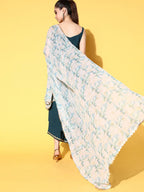 Ahalyaa Women Gotta Patti Kurta with Palazzos & With Dupatta | Grocsy