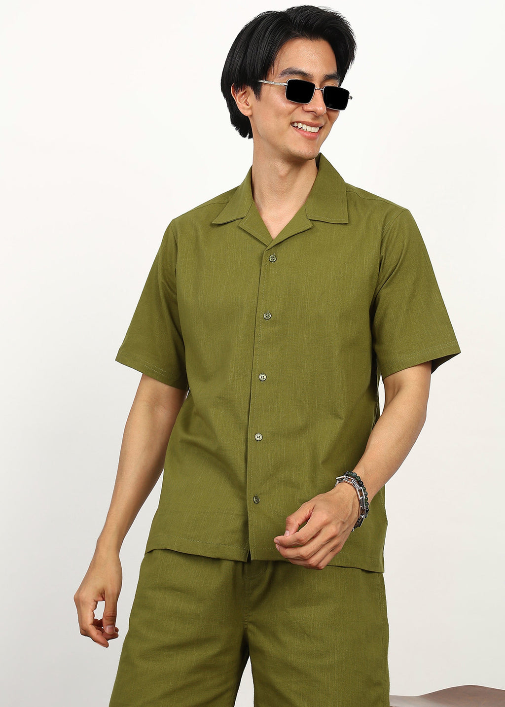 Fabmade Olive Ease Co-Ord Set | Grocsy