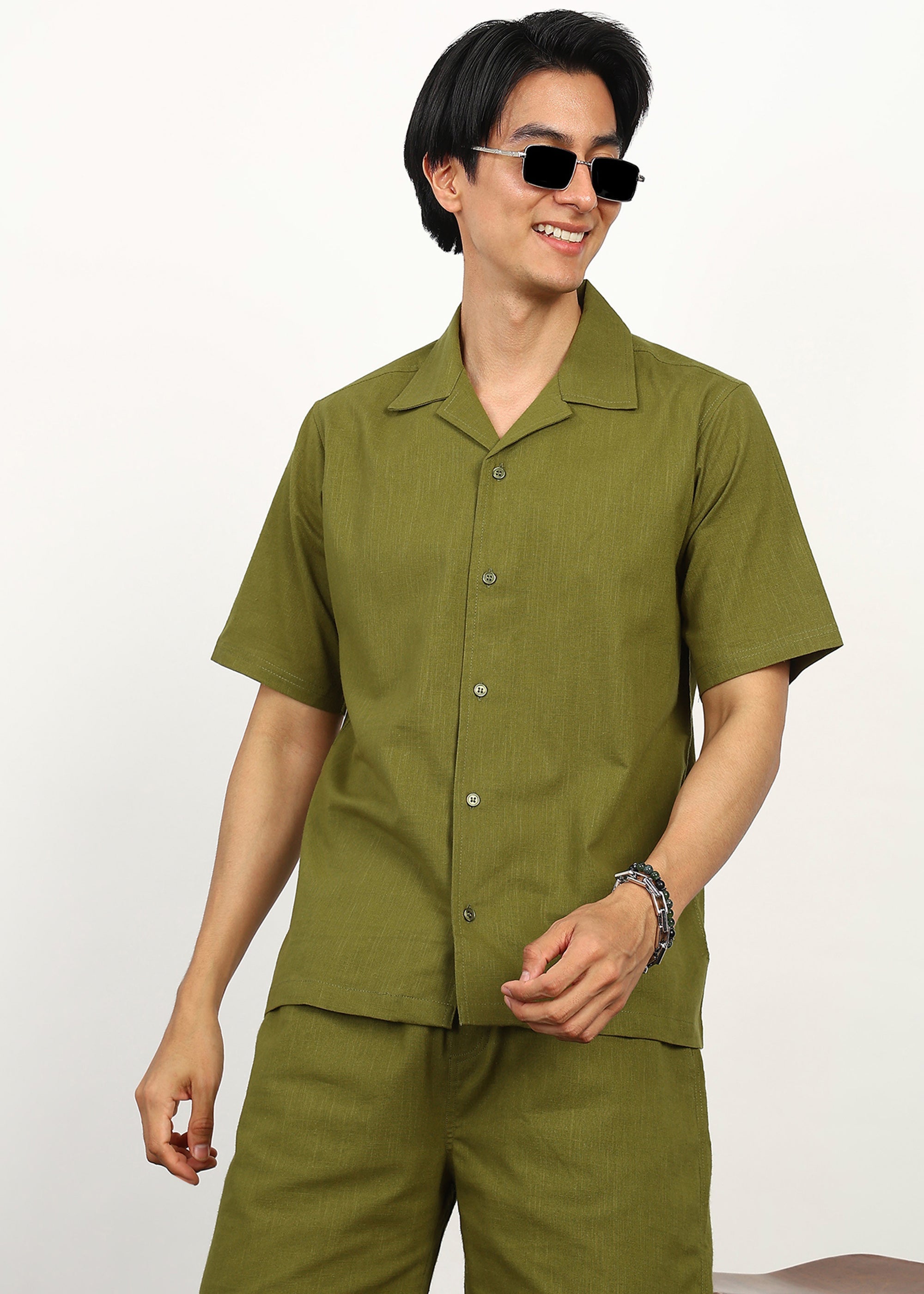 Fabmade Olive Ease Co-Ord Set | Grocsy