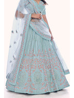 Myra Firozi Soft Net Embroidered Designer Lehenga Choli | Grocsy