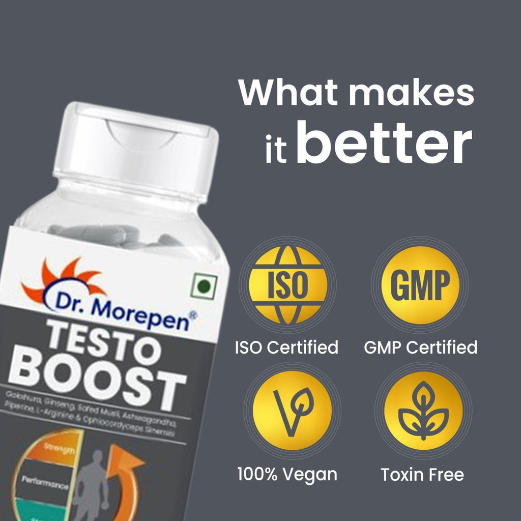 Dr Morpen Testo Boost Tablets | Grocsy