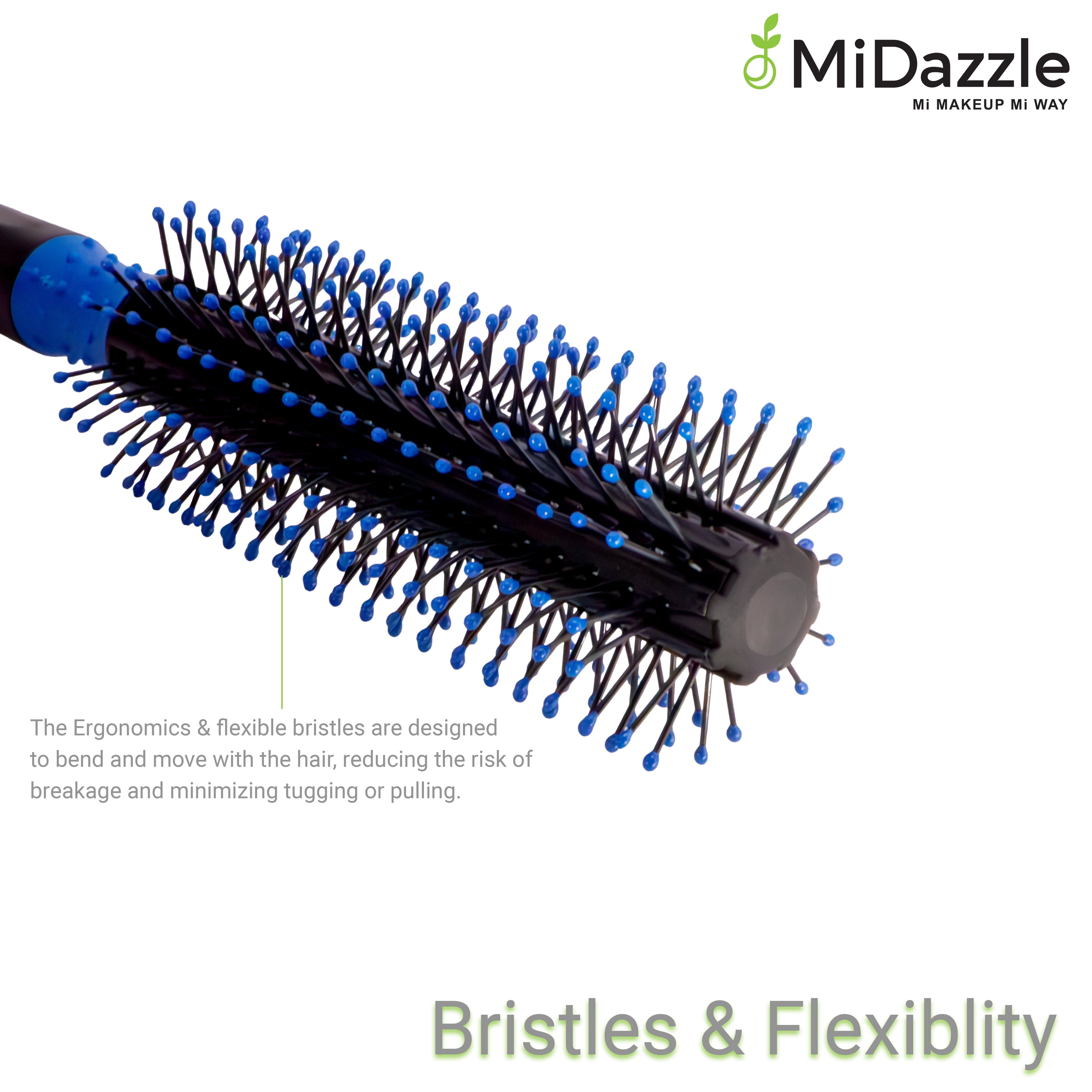 MiDazzle Hair Brush (Sleek) MIHB0035 | Grocsy