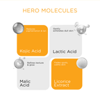 SkinQ Brightening Serum with Kojic, Lactic & Malic Acid | Grocsy