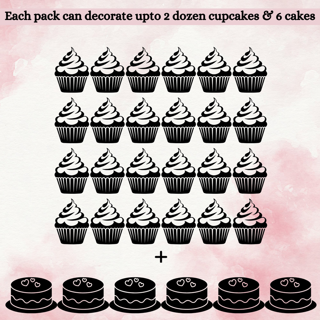 Confect Valentine Sprinkles | 16 Edible Decoration for Baking & Dessert | Grocsy
