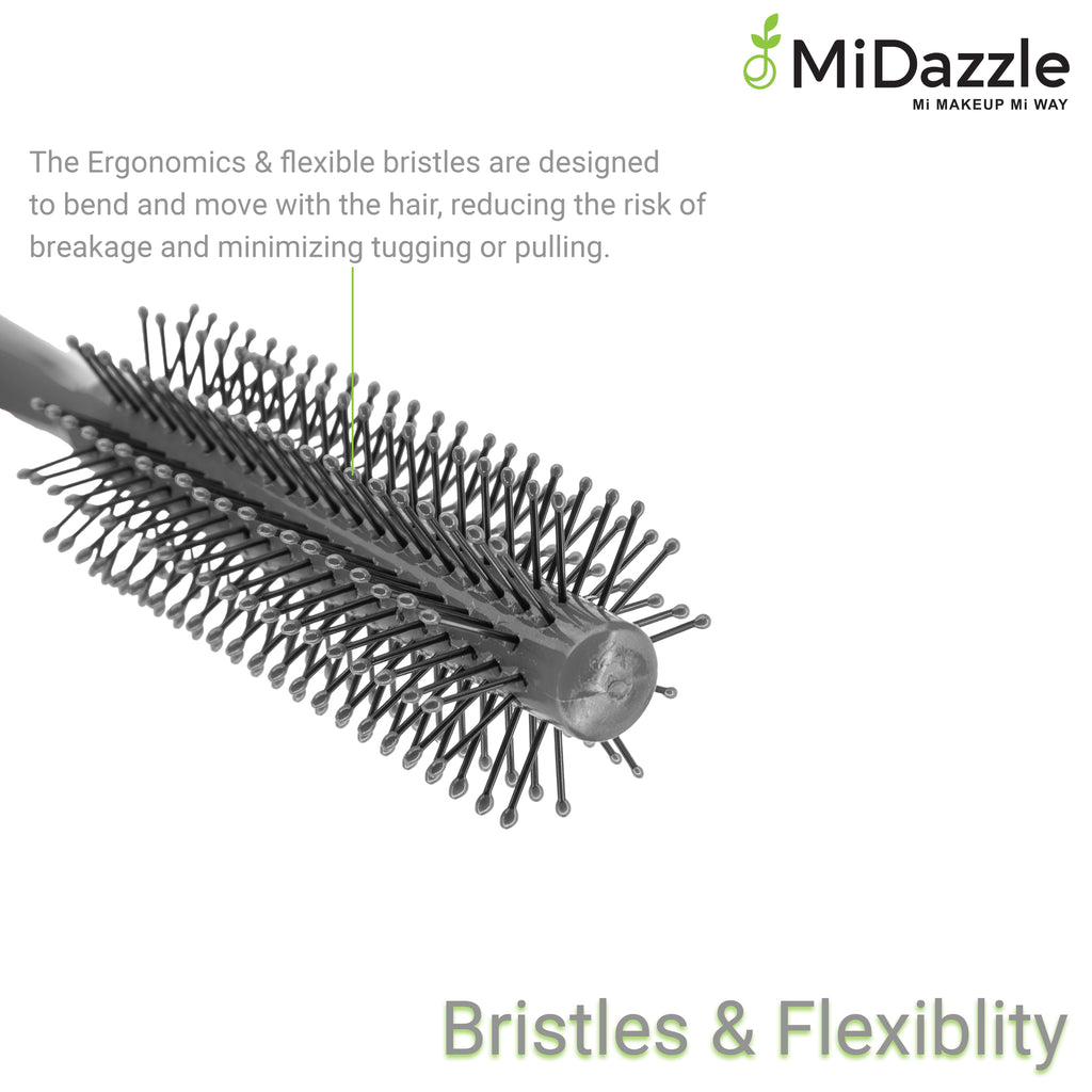 MiDazzle Hair Brush (Grey) MIHB0034 | Grocsy