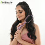 MiDazzle Oval Hair Brush (Marble) MIHB0027 | Grocsy