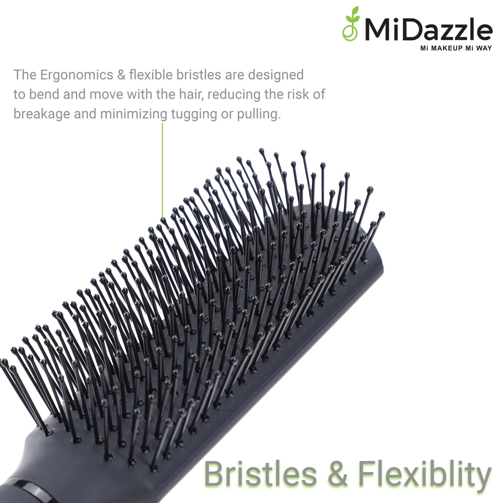 MiDazzle Hair Brush (Wooden) MIHB0036 | Grocsy