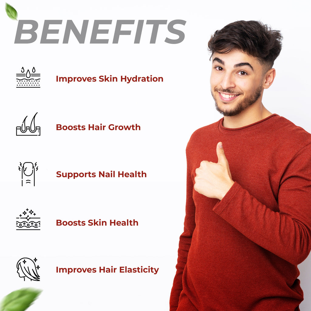 Health Veda Organics Advance Biotin Tablets | Grocsy