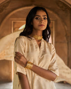 trueBrowns Gold-Polished Choker | Grocsy