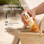 Velleja 2-in-1 Sunscreen Body Lotion SPF 50 PA++++ with 5% Niacinamide & Ceramides | Grocsy