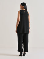 trueBrowns Black Sleeveless Co-Ord Set | Grocsy