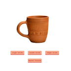 Sowpeace Premium Unglazed Terracotta Drink Mugs | Grocsy