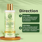 Nuerma Science Tea Tree Rosemary Oil For Healthy Skin & Hair Growth | Grocsy