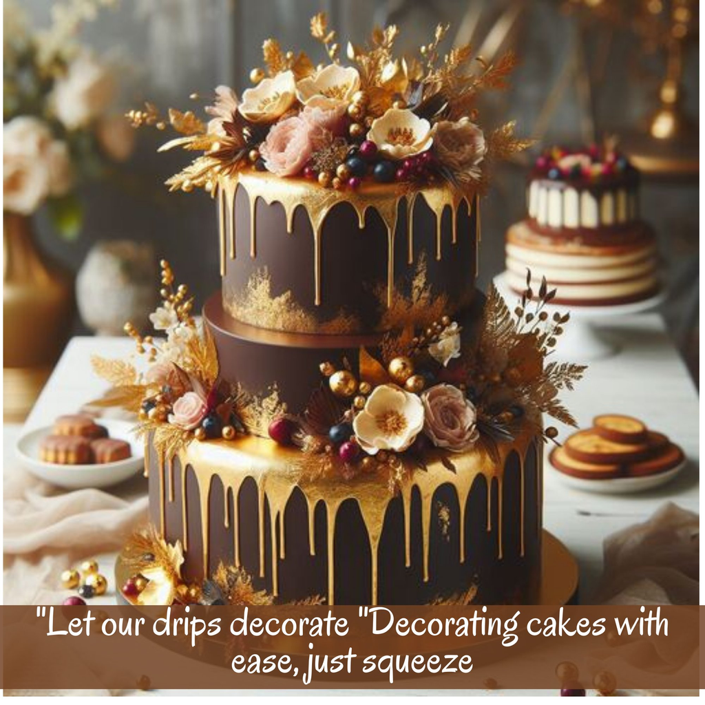 Confect Glistening Gold | Edible Drips | Grocsy