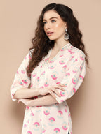 Ahalyaa Floral Printed Tunic | Grocsy