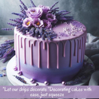 Confect Luscious Lavender | Edible Drips | Grocsy