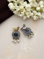 trueBrowns Silver Gold Tone Bird Stud Earrings | Grocsy