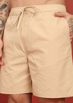 Fabmade Sandstone Comfort Shorts | Grocsy