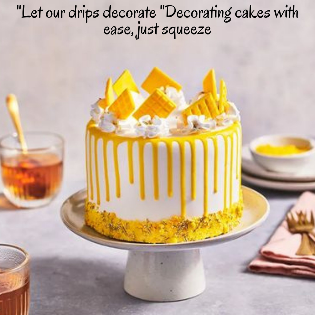 Confect Lemon Yellow | Edible Drips | Grocsy