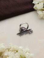 trueBrowns Silver Gold Tone Musafir Ring | Grocsy