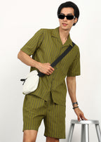 Fabmade Olive Breeze Co-Ord Set | Grocsy