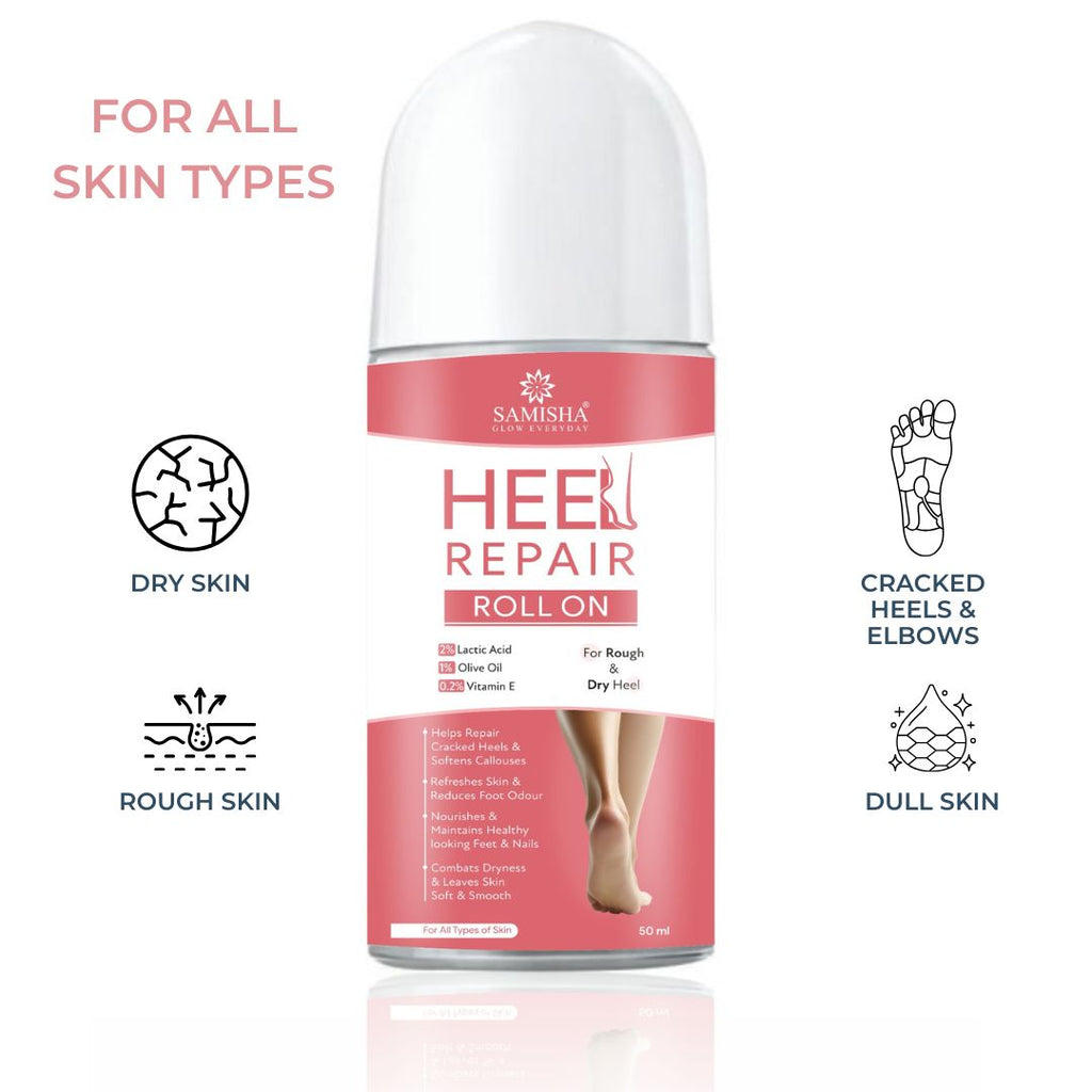 Samisha Foot Cream & Heel Repair Roll On | Grocsy