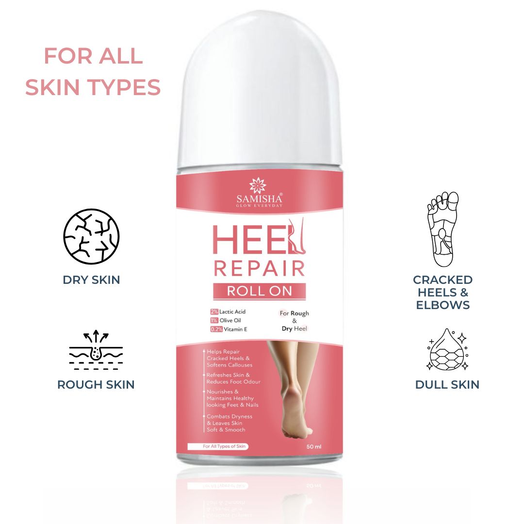 Samisha Foot Cream & Heel Repair Roll On | Grocsy