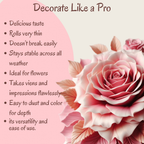 Confect Dusky Pink | Edible Gum paste | Grocsy