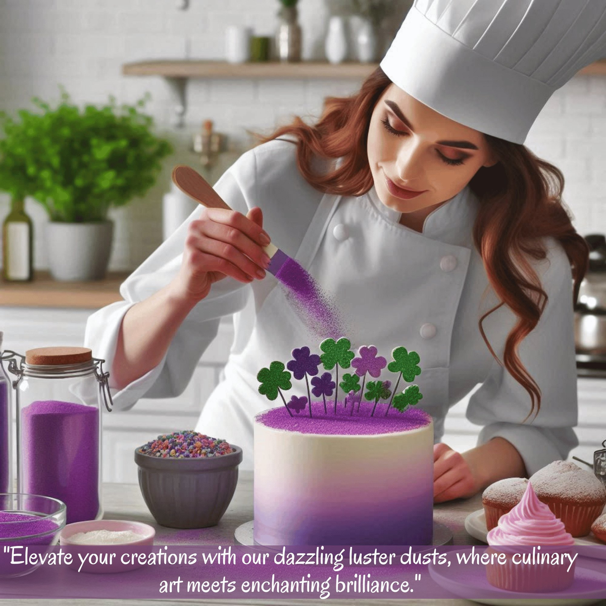 Confect Iris Purple | Edible Luster Dust | Grocsy