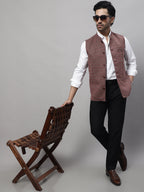 Even Apparels Men's Multi Nehru Jacket With Welt Pockets | Grocsy