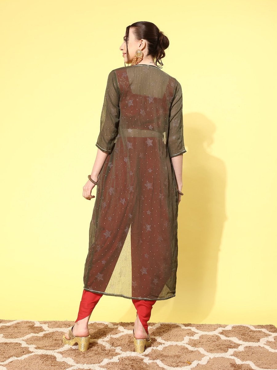 Ahalyaa Printed Co-Ords With Shrug | Grocsy