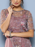 Ahalyaa Printed Waist Tie-Ups Basic Jumpsuit | Grocsy