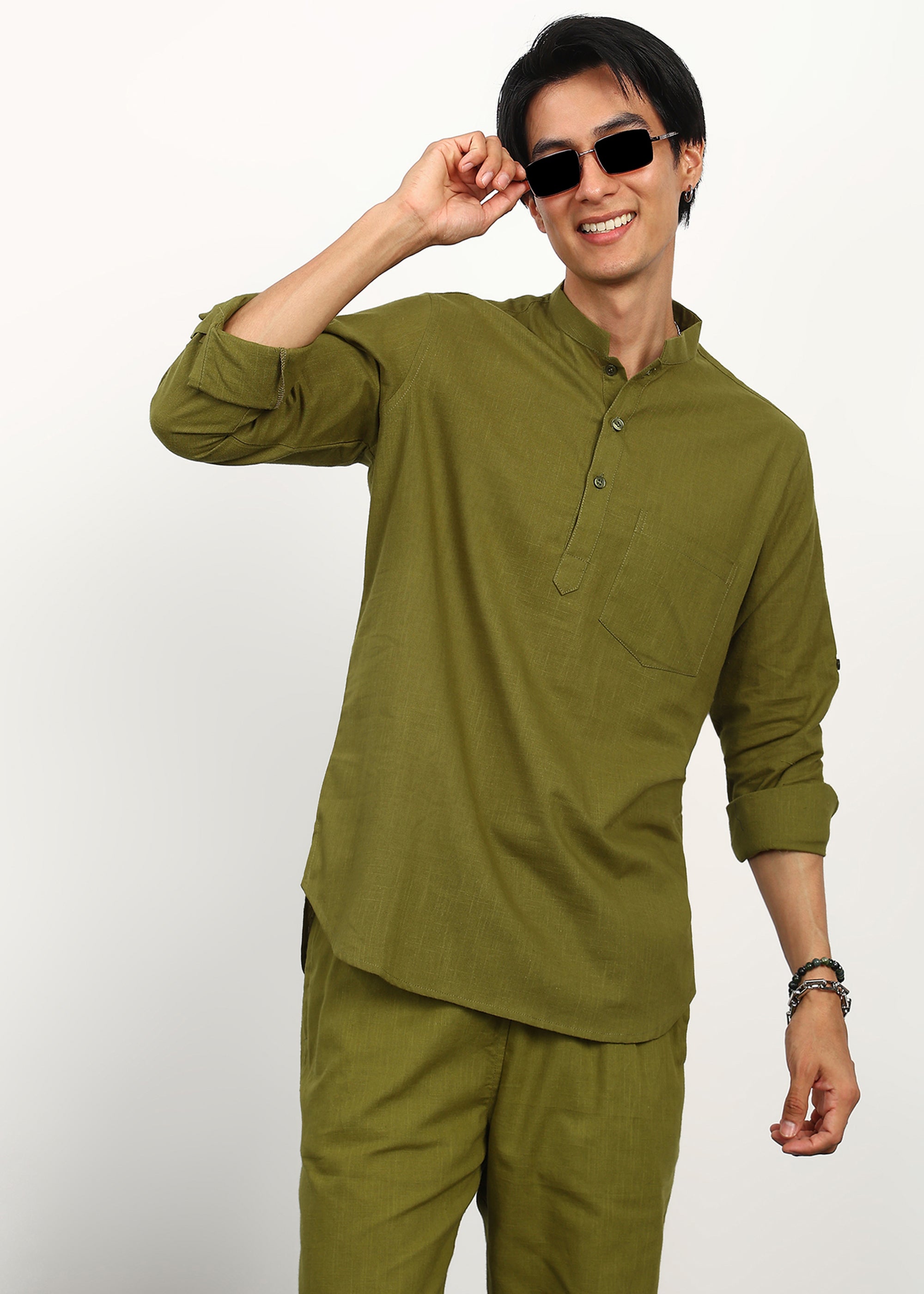 Fabmade Olive Grove Linen Set | Grocsy