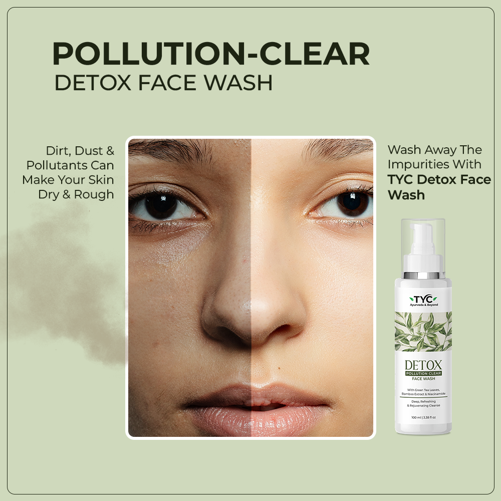 TYC Detox Pollution Clear Facewash | Grocsy