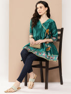 Ahalyaa Embroidered Ethnic Tunic | Grocsy