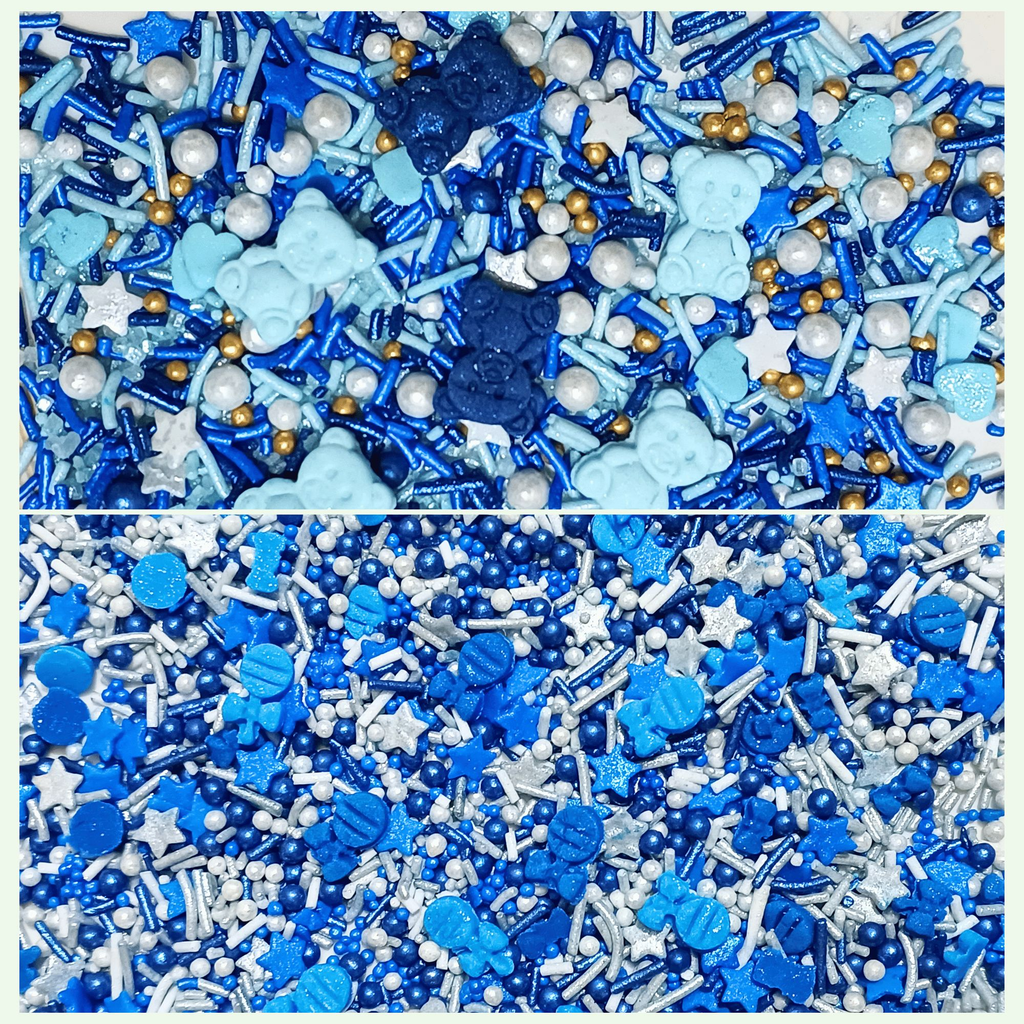 Confect Boys Baby Shower Sprinkles | Edible Sprinkles Assorted | Grocsy
